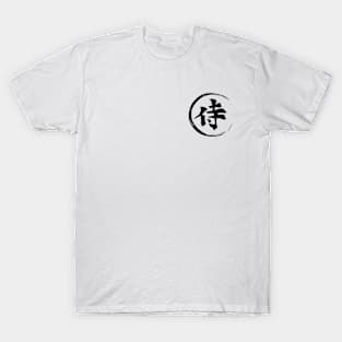 Samurai Kanji Noir T-Shirt